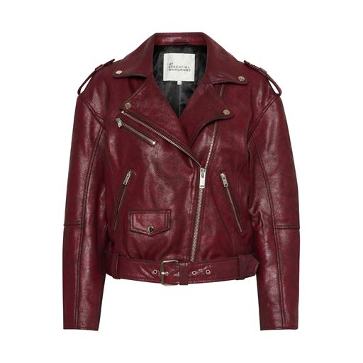 My Essential Wardrobe MWGilo Casual Læderjakke, Amarone Retro Wash, 40