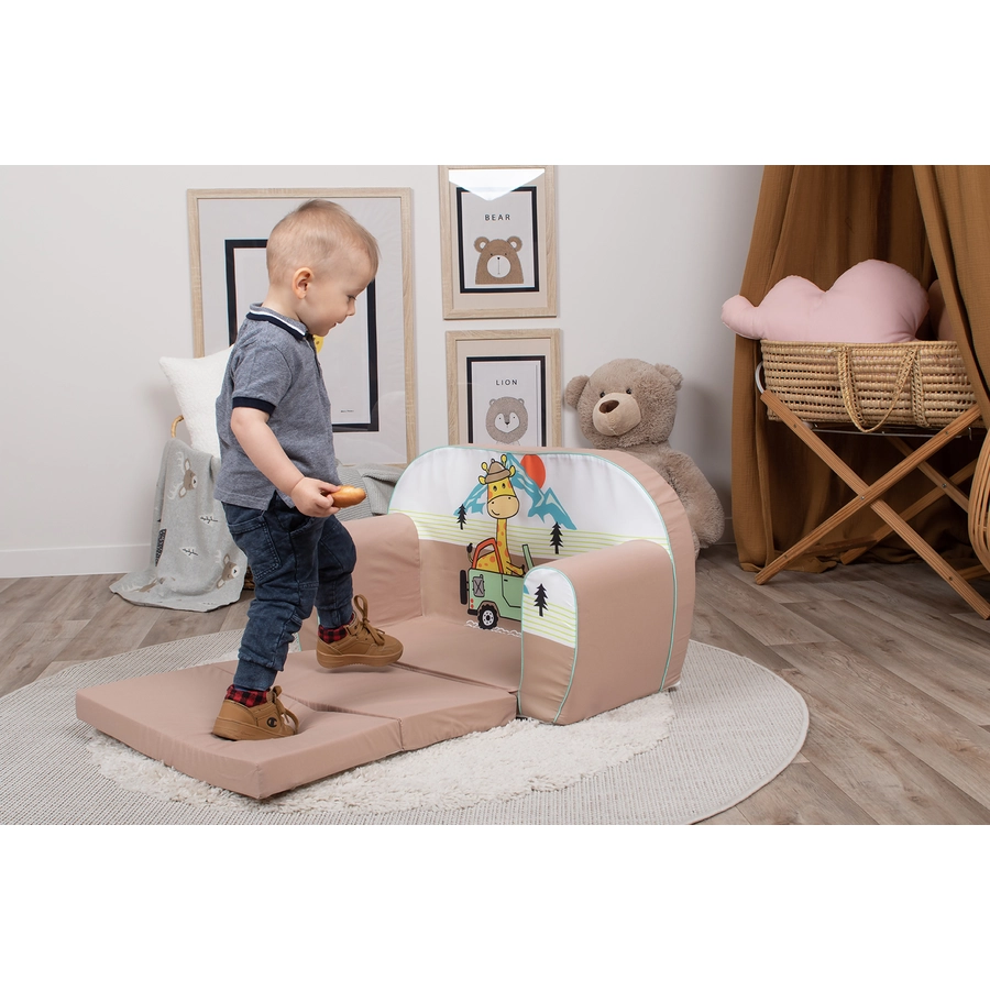 knorr toys® Kindersofa - Giraffe on tour“