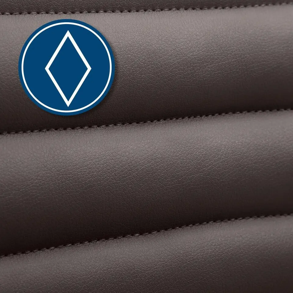 CLP Bureaustoel Alamosa chroom Frame - Kunstleer - bruin
