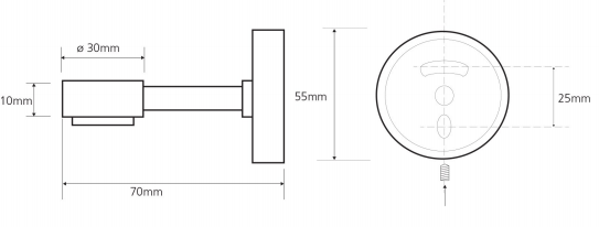 Sapho X-Round zeephouder magnetisch