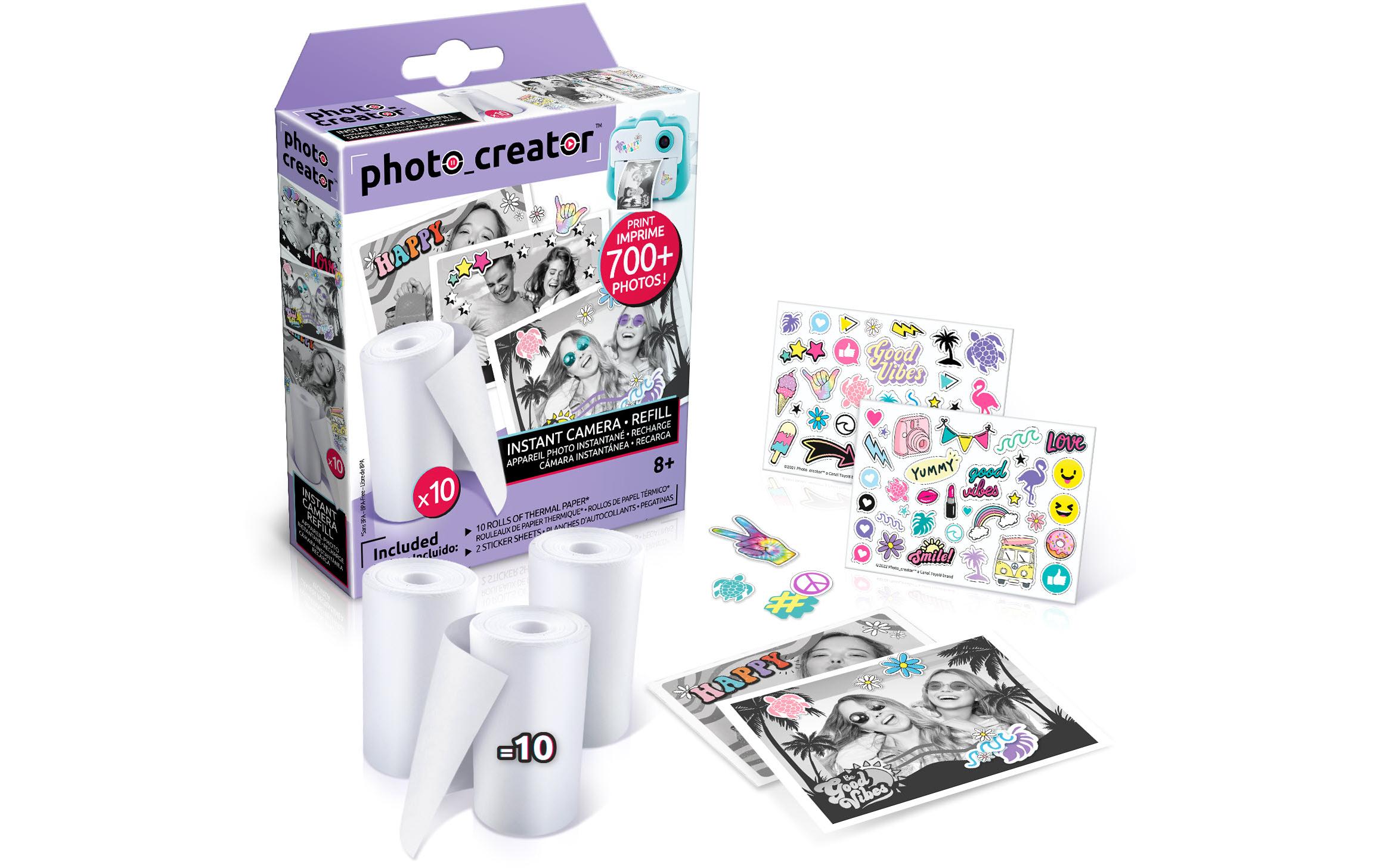 Instant Camera Refill 10 Rolls WeissNachfüllpapierrollen