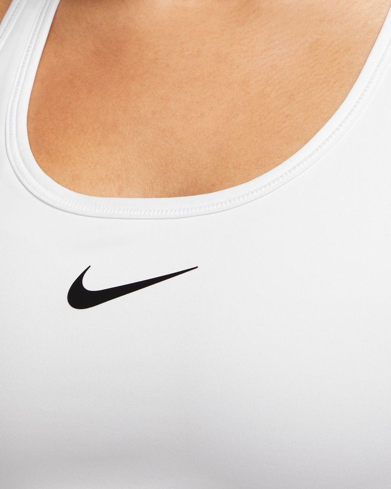Brassière Nike Swoosh Blanc pour femme