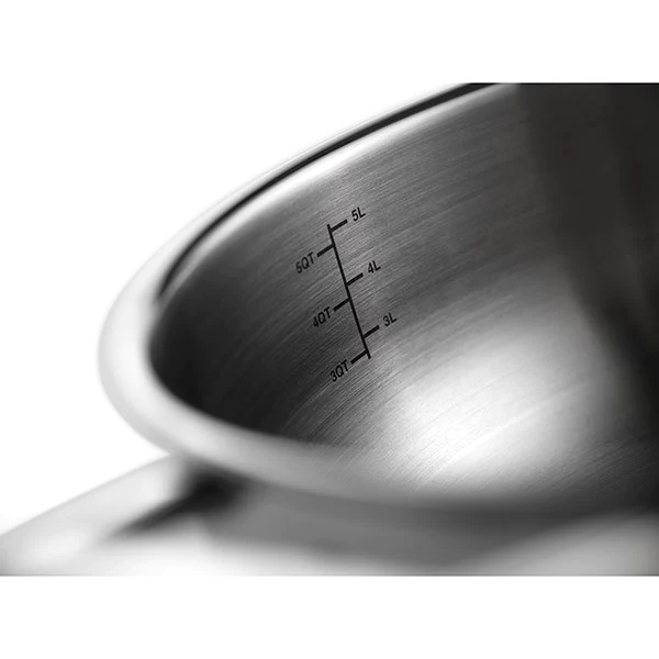 Casserole inox Castel'Pro 18 cm Cristel