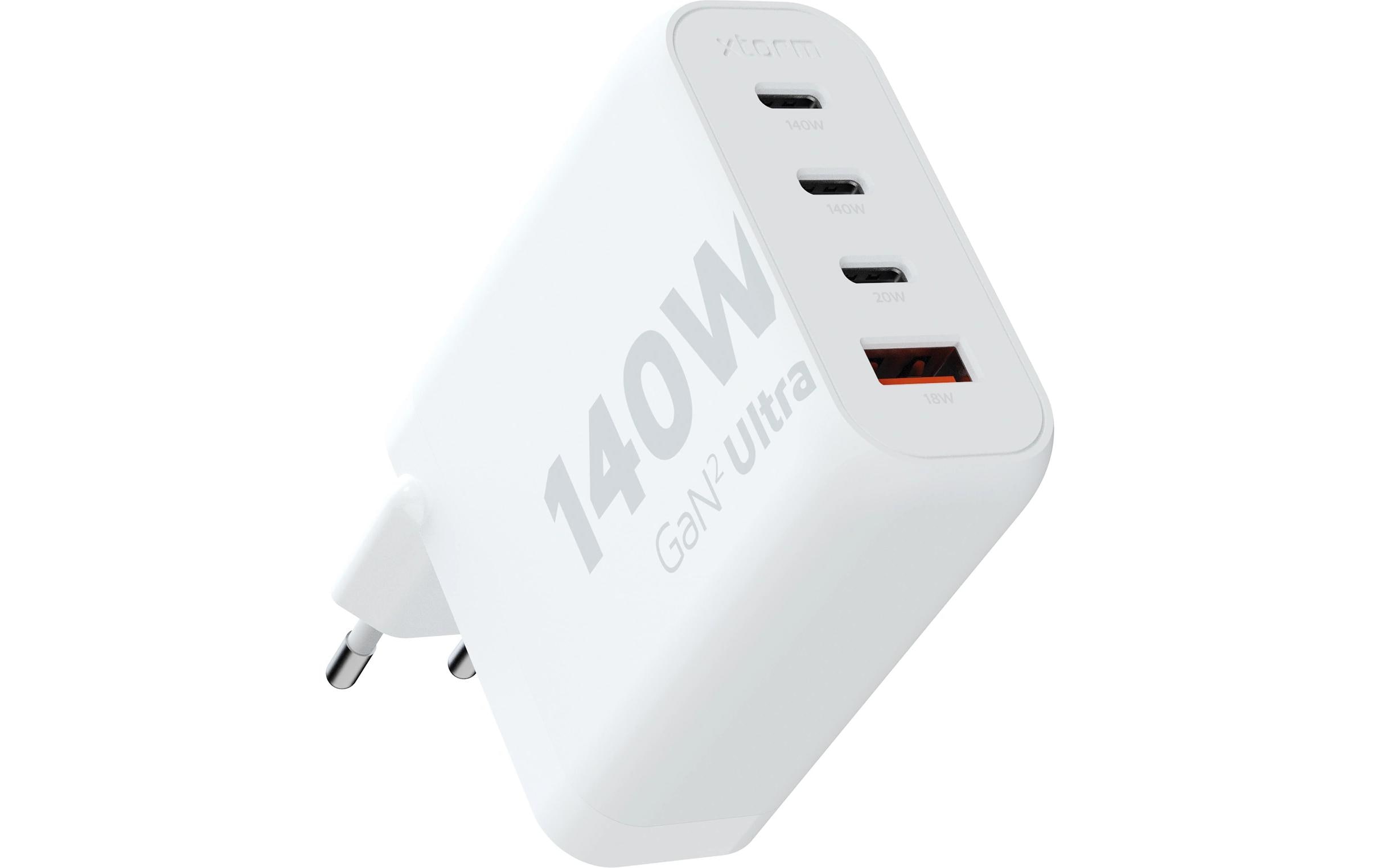USB-Wandladegerät XEC140Schnellladefähiges Ladegerät mit USB-C & USB-A