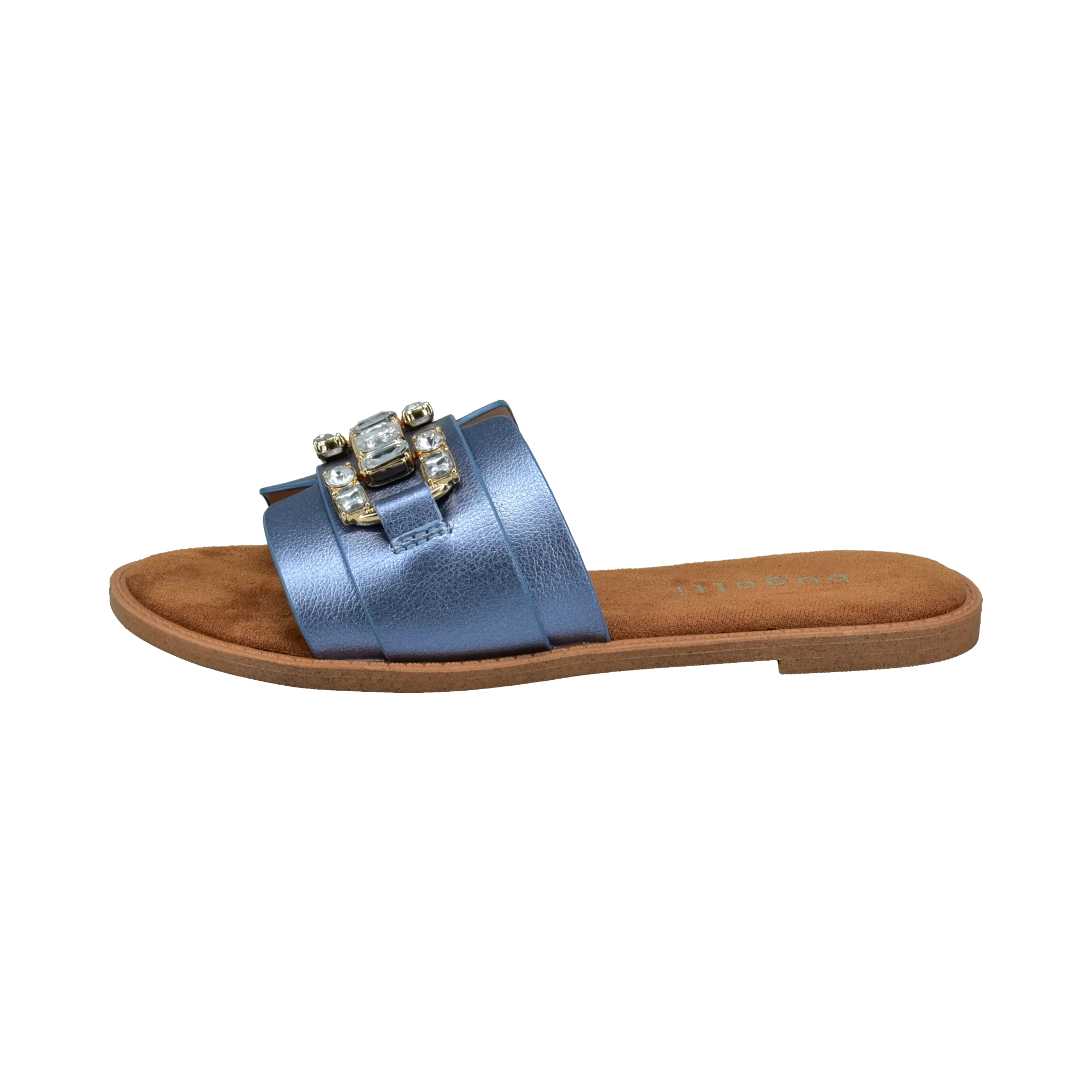 Pantoletten blau