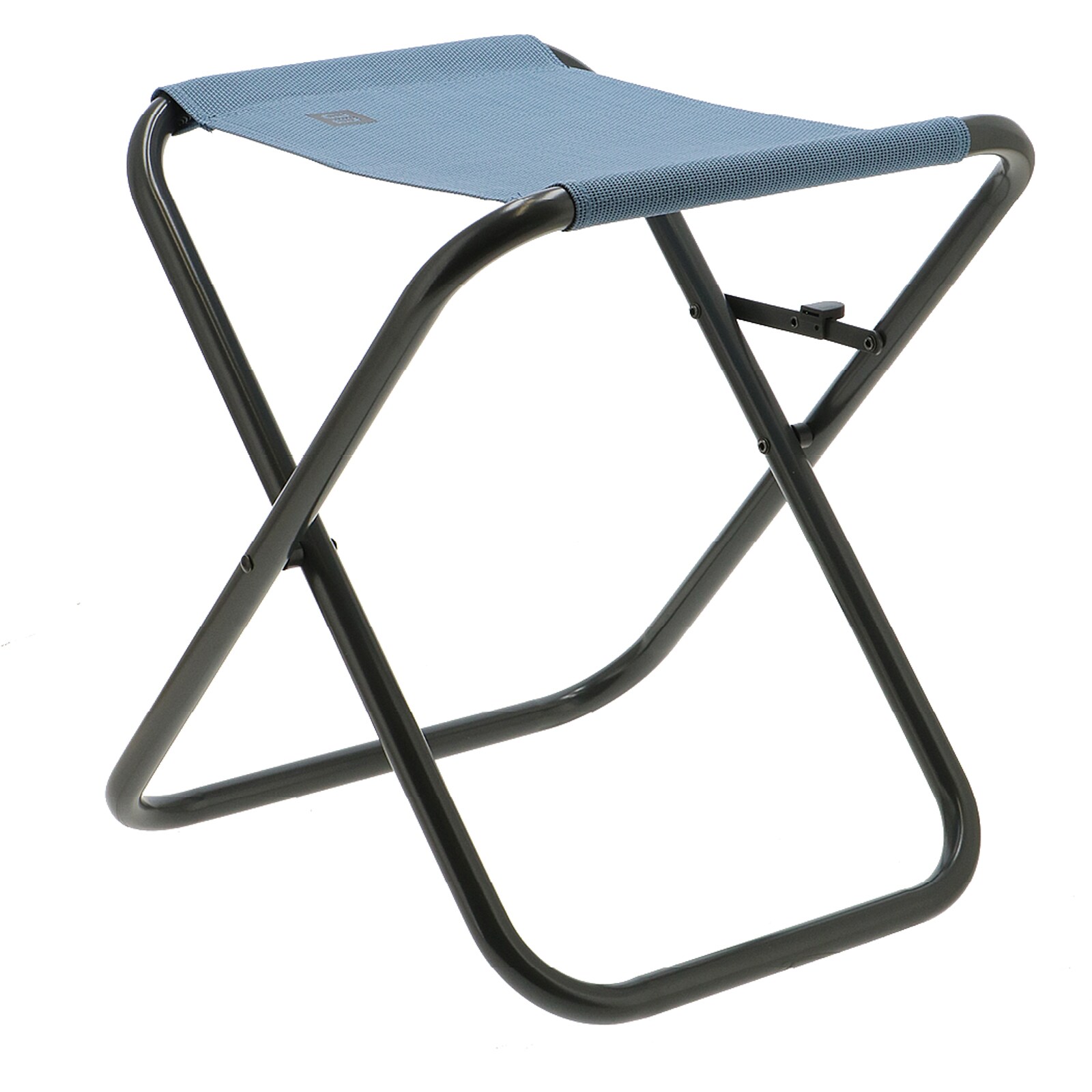 TRAVELLIFE Mini Falthocker Como Campinghocker Angel Hocker Faltbar Alu 100 kg Farbe: Blend grey