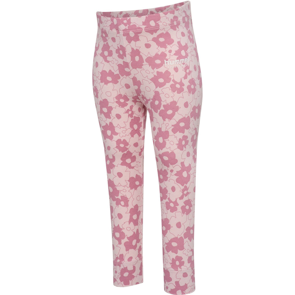Køb Hummel Pink Nectar Mini Flower AOP Tights