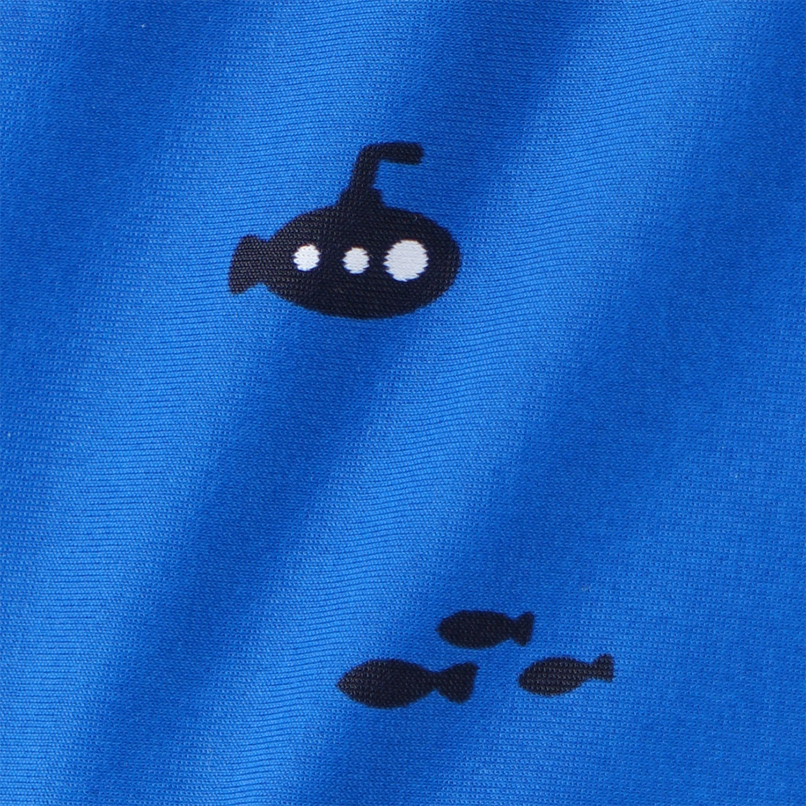 Topomini Baby Badehose mit Fisch-Motiven allover blau