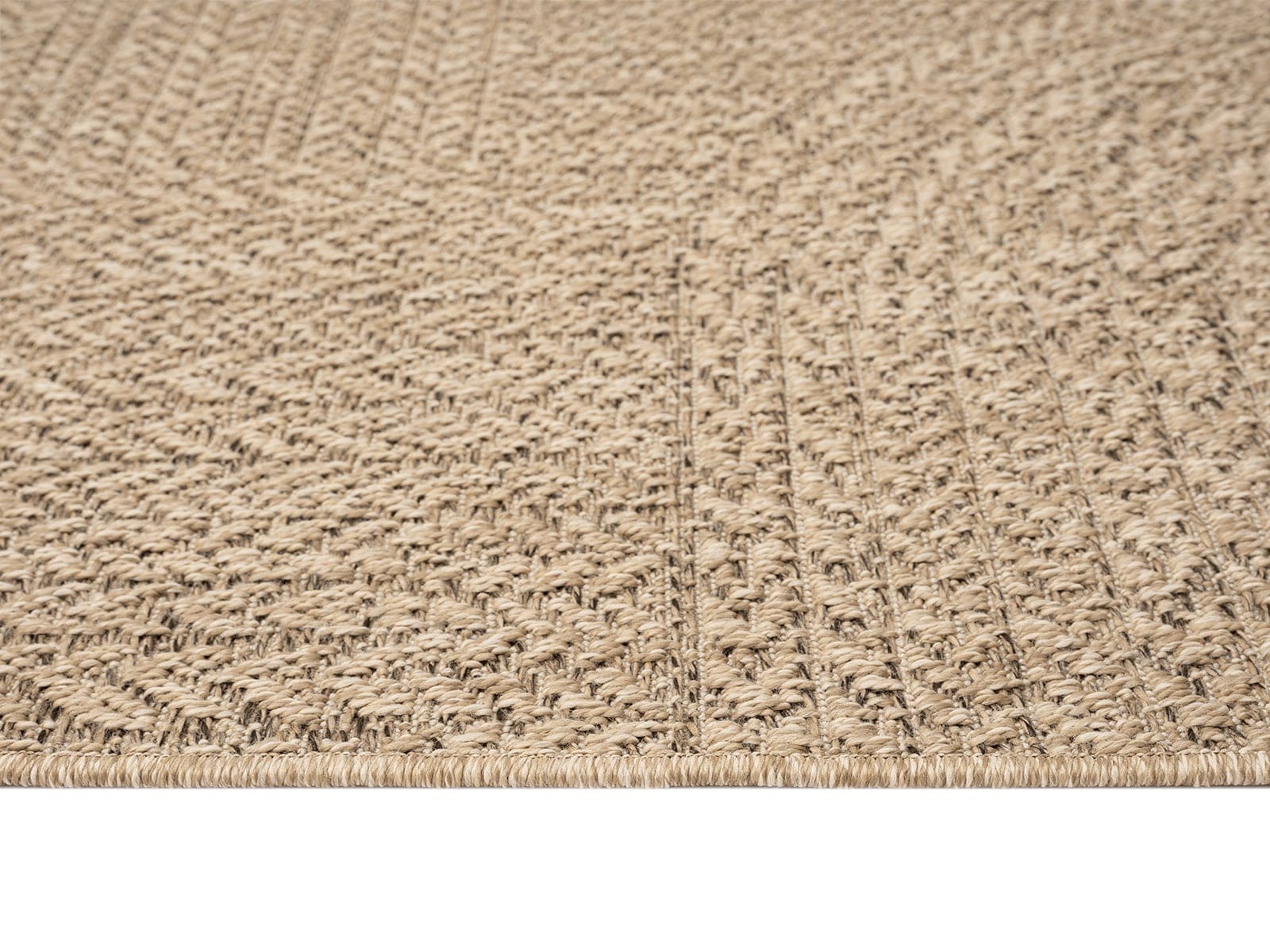 the carpet Teppich »Kansas« rechteckig 1 mm Höhe moderner robuster In und Outdoor Teppich Jute Look
