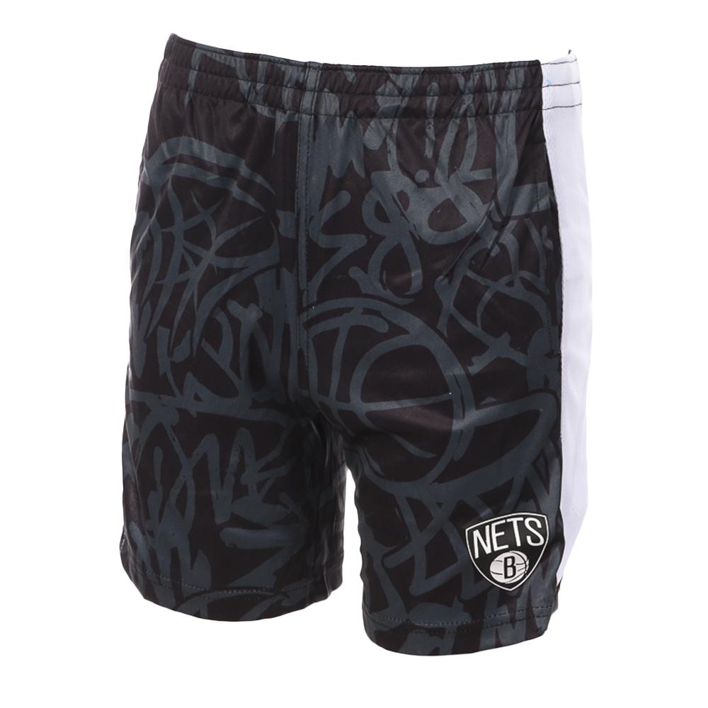 NBA Short de Basketball Noir Garçon NBA Brooklyn Nets
