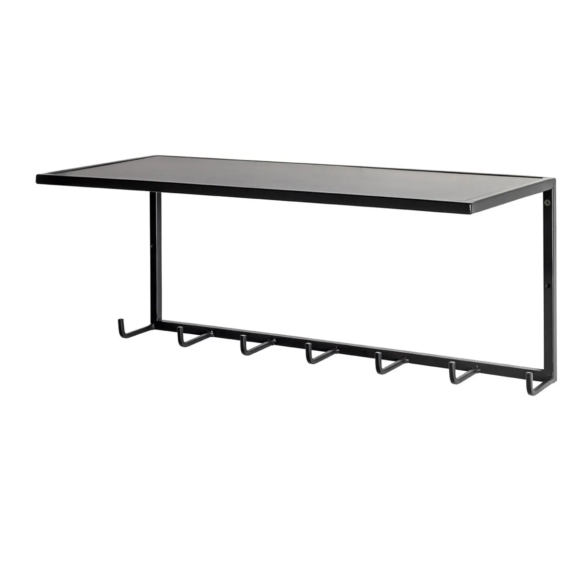 Pegane Garderobe murale Noir