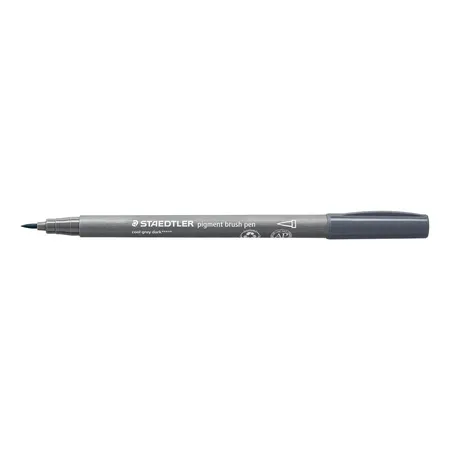 STAEDTLER® pigment brush pen 371 - kaltgrau dunkel