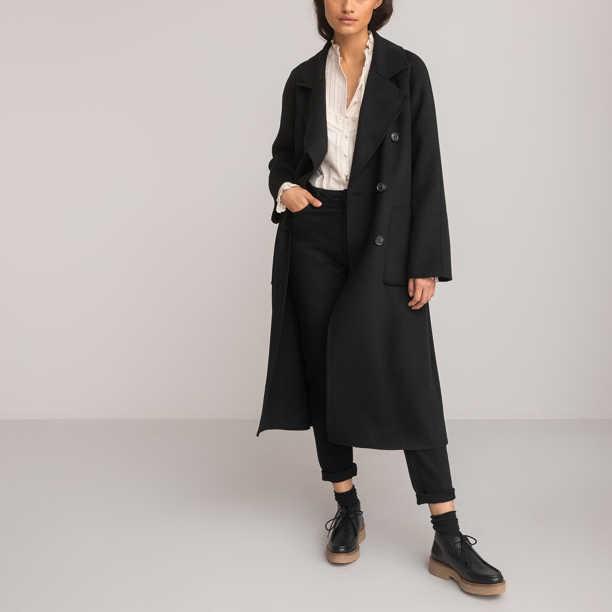 COLEÇÕES LA REDOUTE<br>Jaquetas oversized em lã mista, Signature MARTIAL