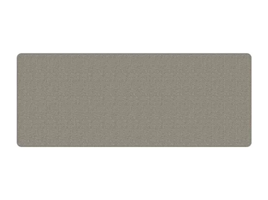 Tapis de couloir aspect sisal argenté 80x200 cm