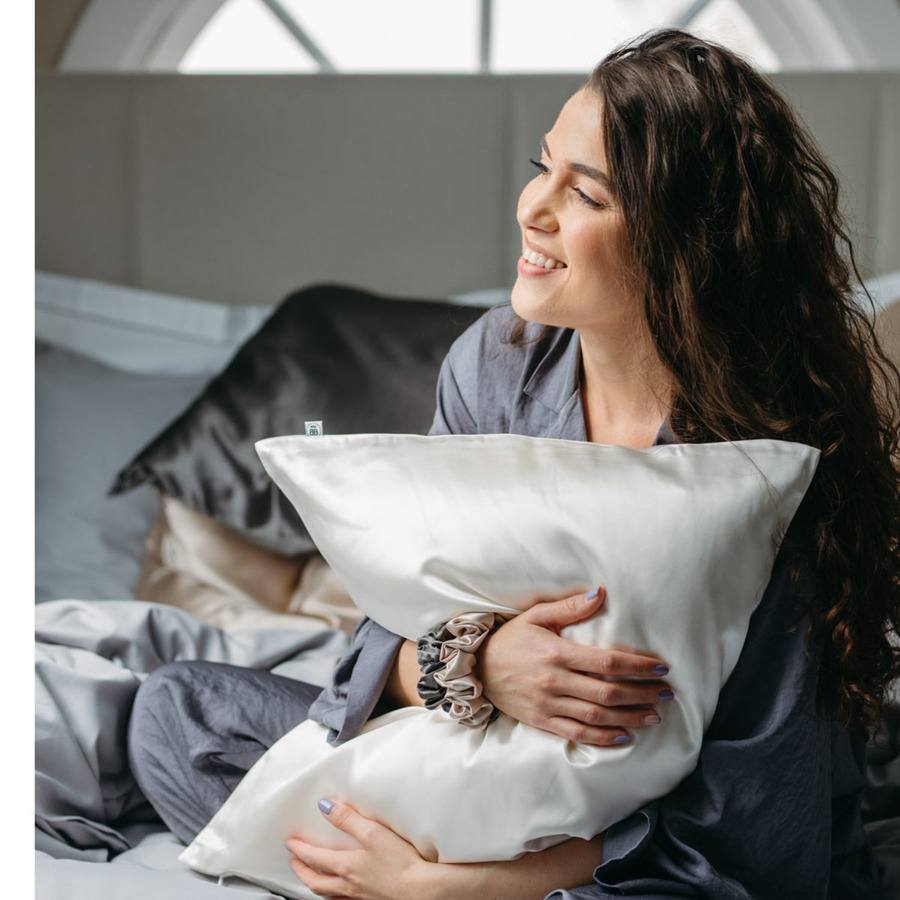 ByBarb Silk Pillow Case White 50x60cm