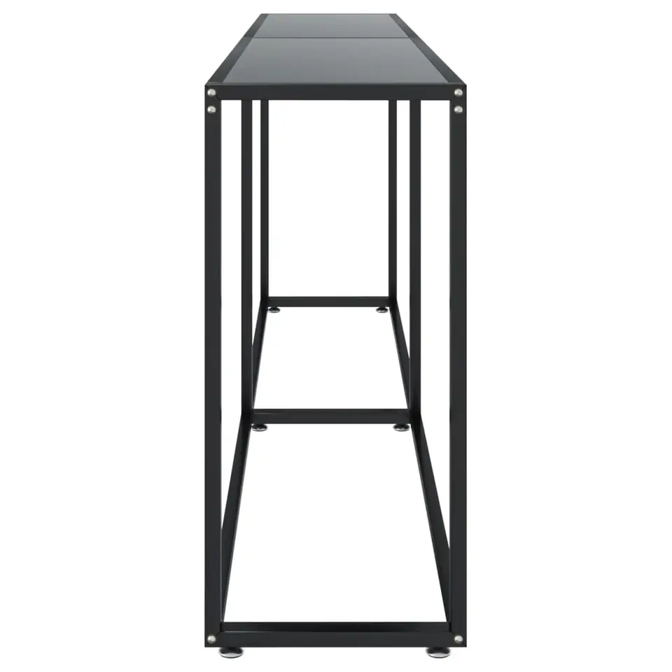 vidaXL - Wandtafel - Zwart - Glas