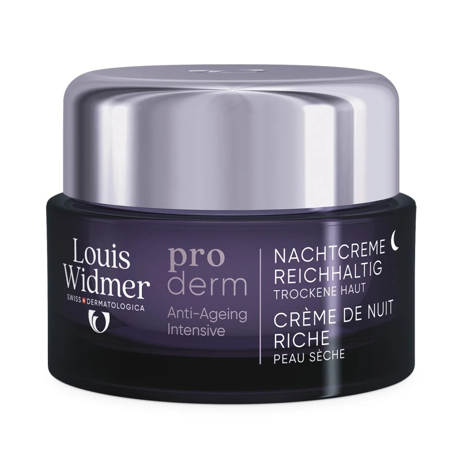 LOUIS WIDMER Proderm Nachtcreme Creme reichhaltig ohne Parfum 50 ml