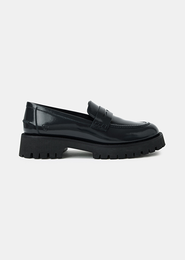 Mocassins Katebleu marine en cuir
