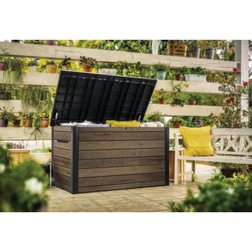 Keter opbergbox Signatur Walnut 870L