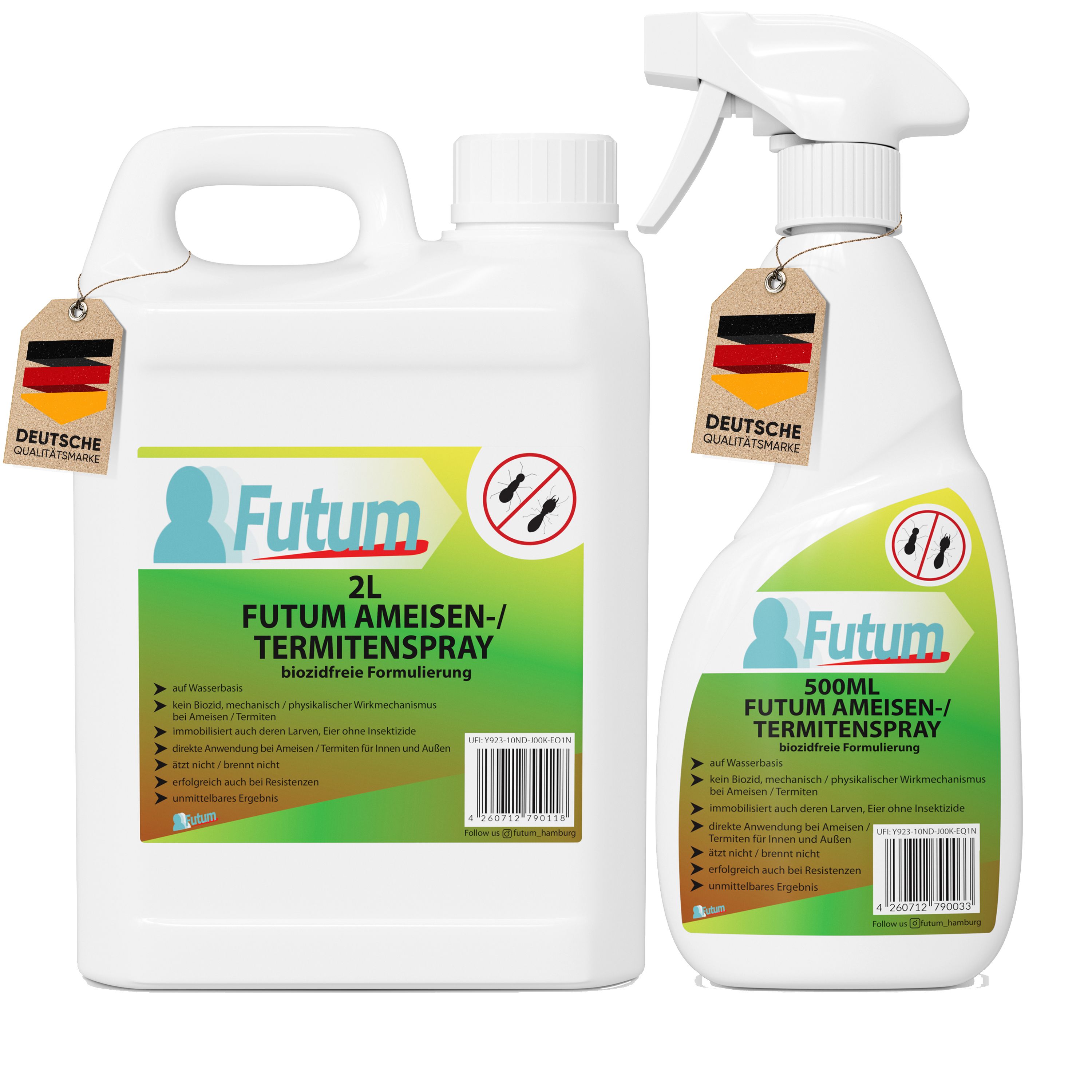 FUTUM 2L + 500ml Ameisen- / Termitenspray