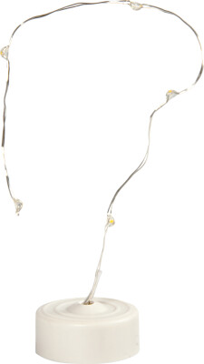 Led Lyskæde - L 27 CM - Sølv - 1 Stk