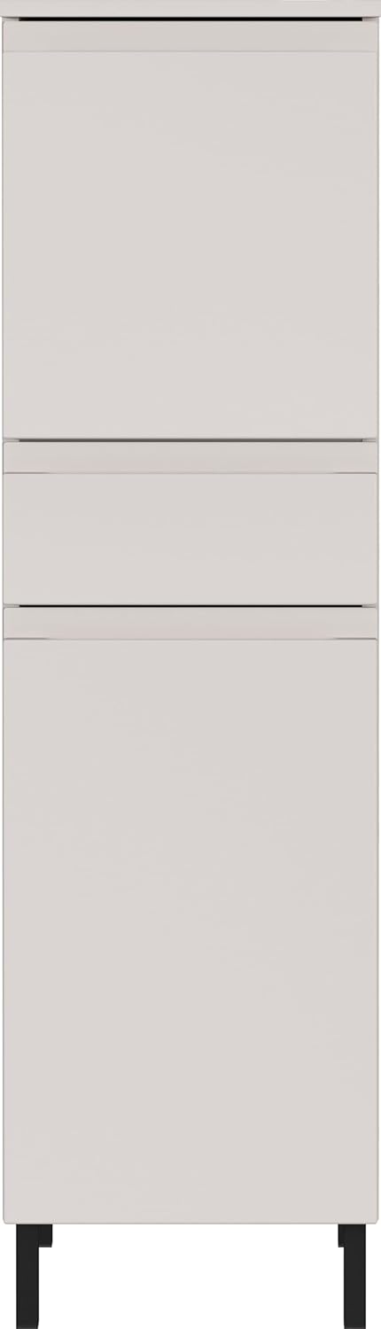 Germania Schrank 8242-572 GW-Salinas, in Kaschmir, griffloses Design, 34 x 120 x 34 cm (BxHxT)