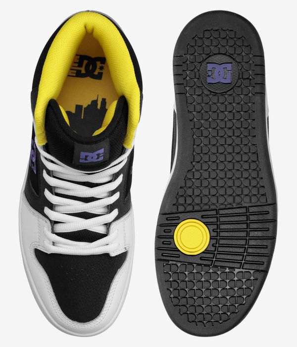 DC Manteca 4 Hi Schuh (black white purple)