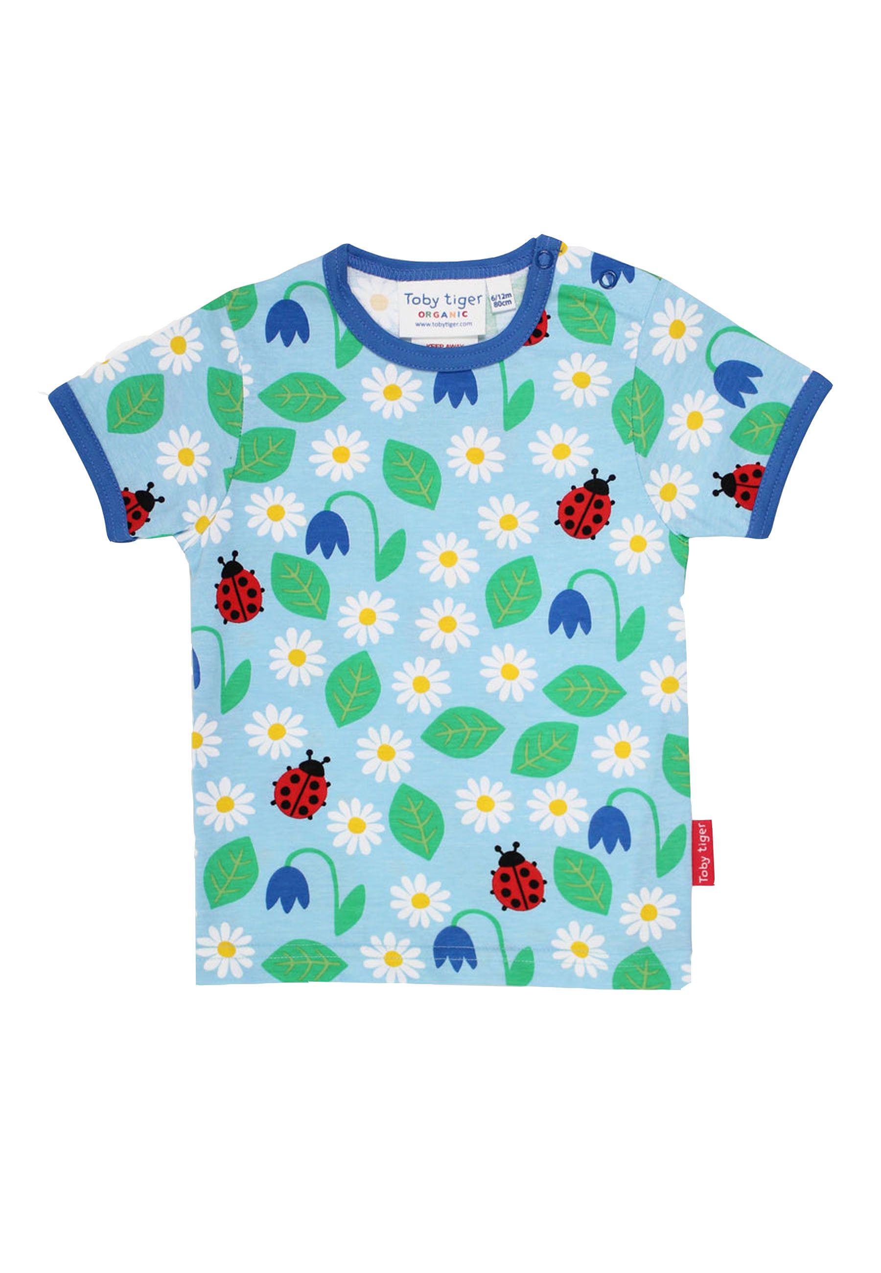 Toby Tiger T-Shirt mit Marienkäfer Print