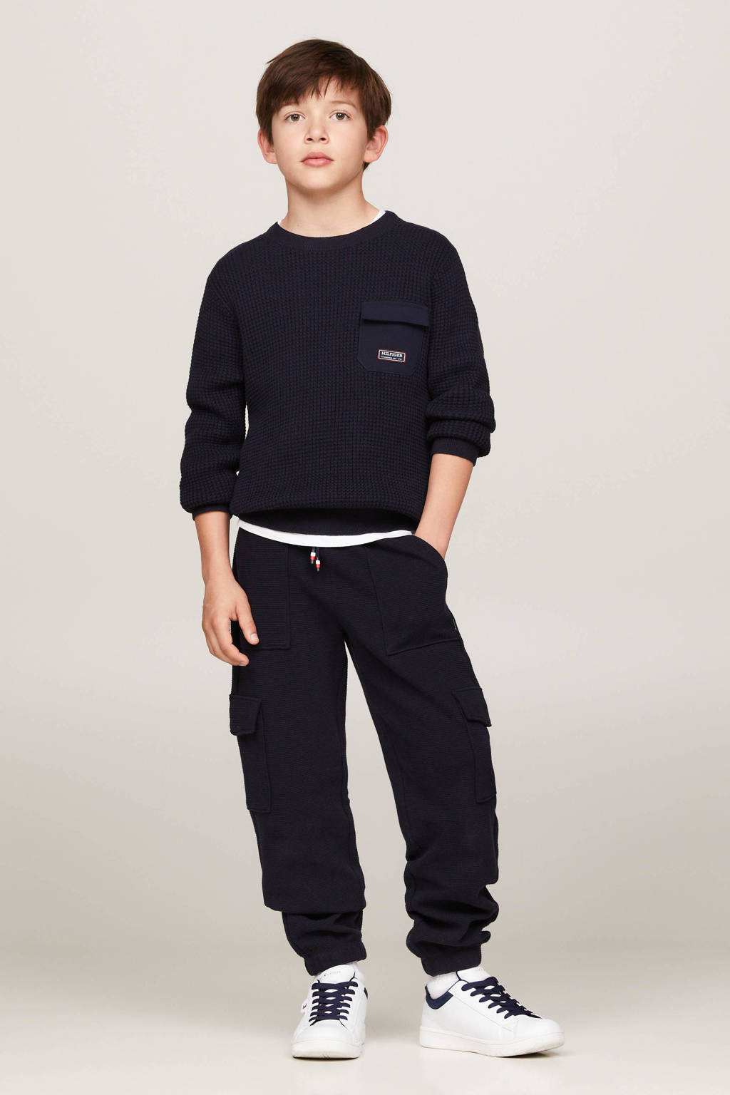 Tommy Hilfiger cargobroek donkerblauw