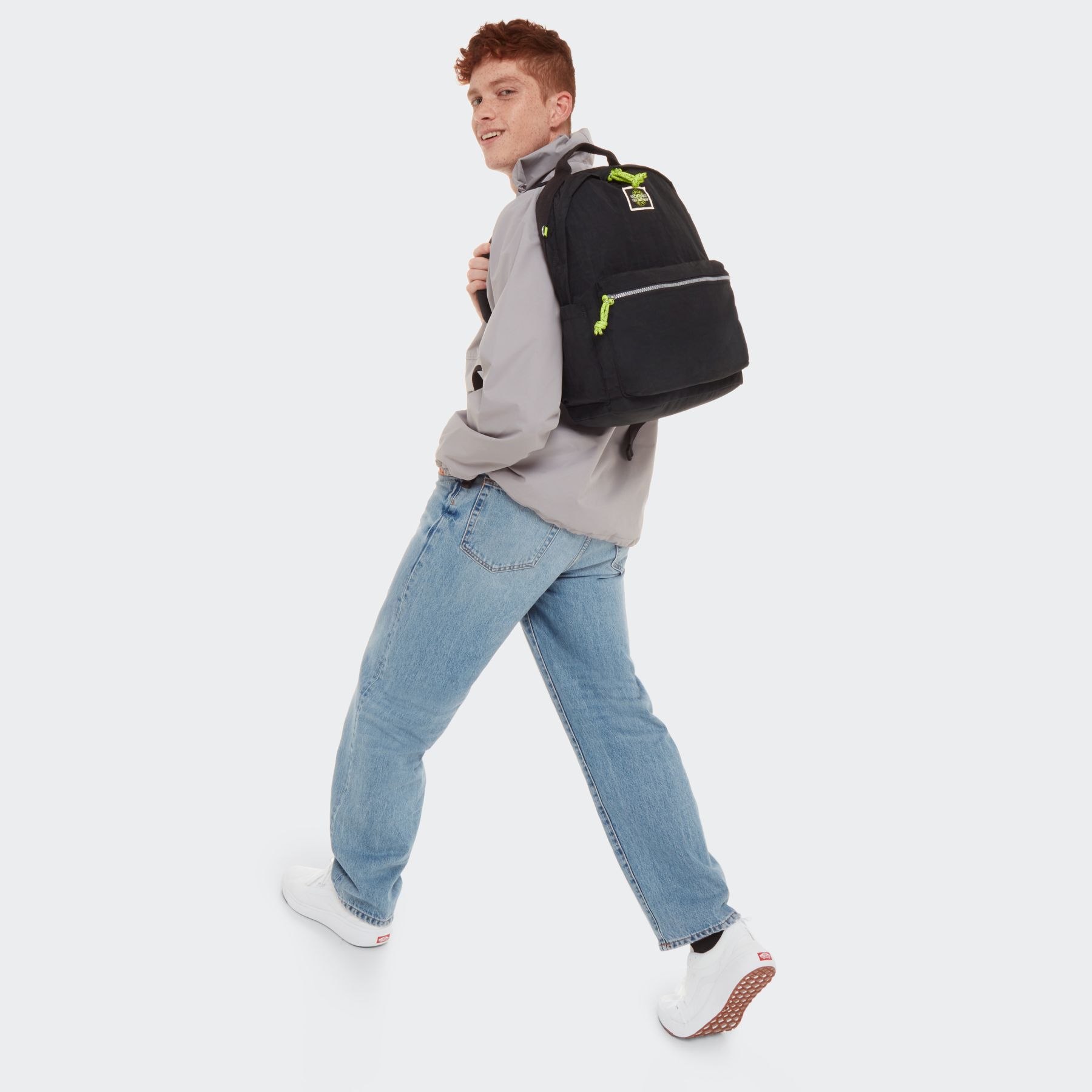 DAMIEN L Sac à dos polyvalent avec Housse pour Ordinateur - Valley Black C