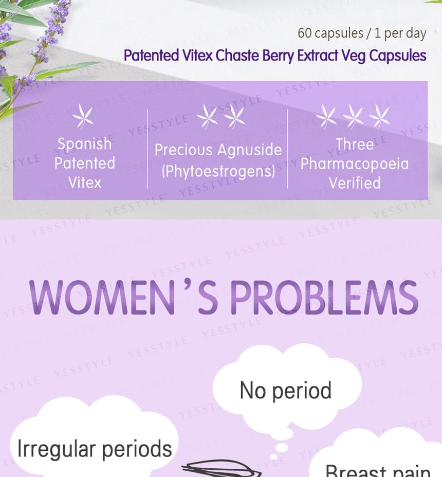 BHK's - Vitex Chaste Berry Veg Capsules