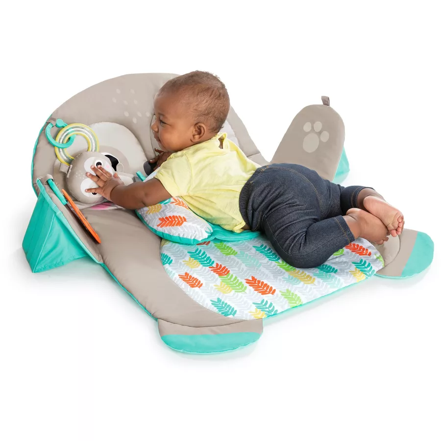 Bright Starts Tummy Time Prop & Play™ Faultier Aktivitätsmatte