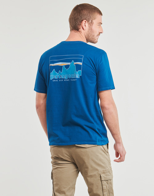 Patagonia - M'S '73 SKYLINE ORGANIC T-SHIRT Azul