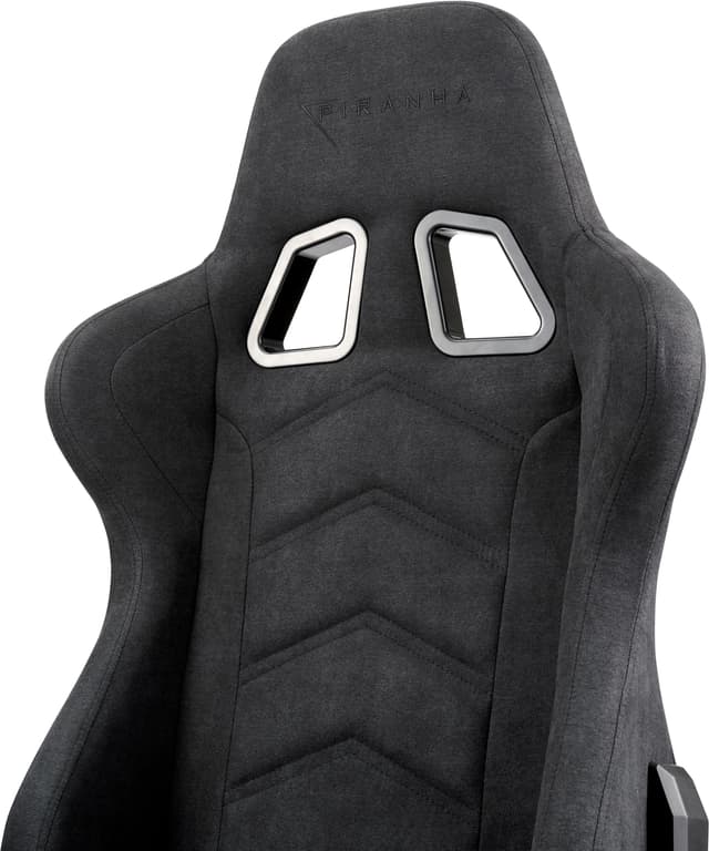 Piranha Attack V2 Cloth Edition gaming stol (mørkegrå)
