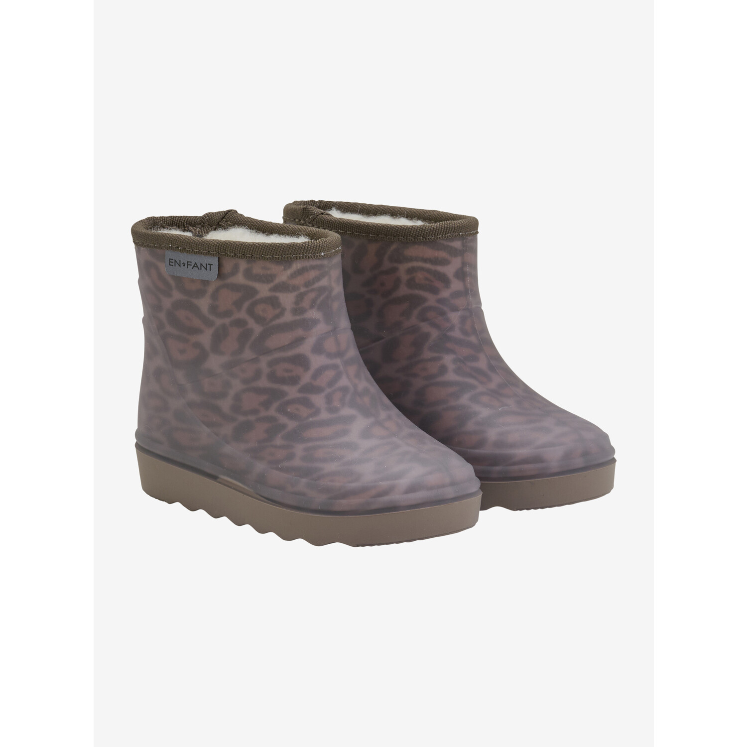En Fant | Thermo Boots Short Print | Pine Bark