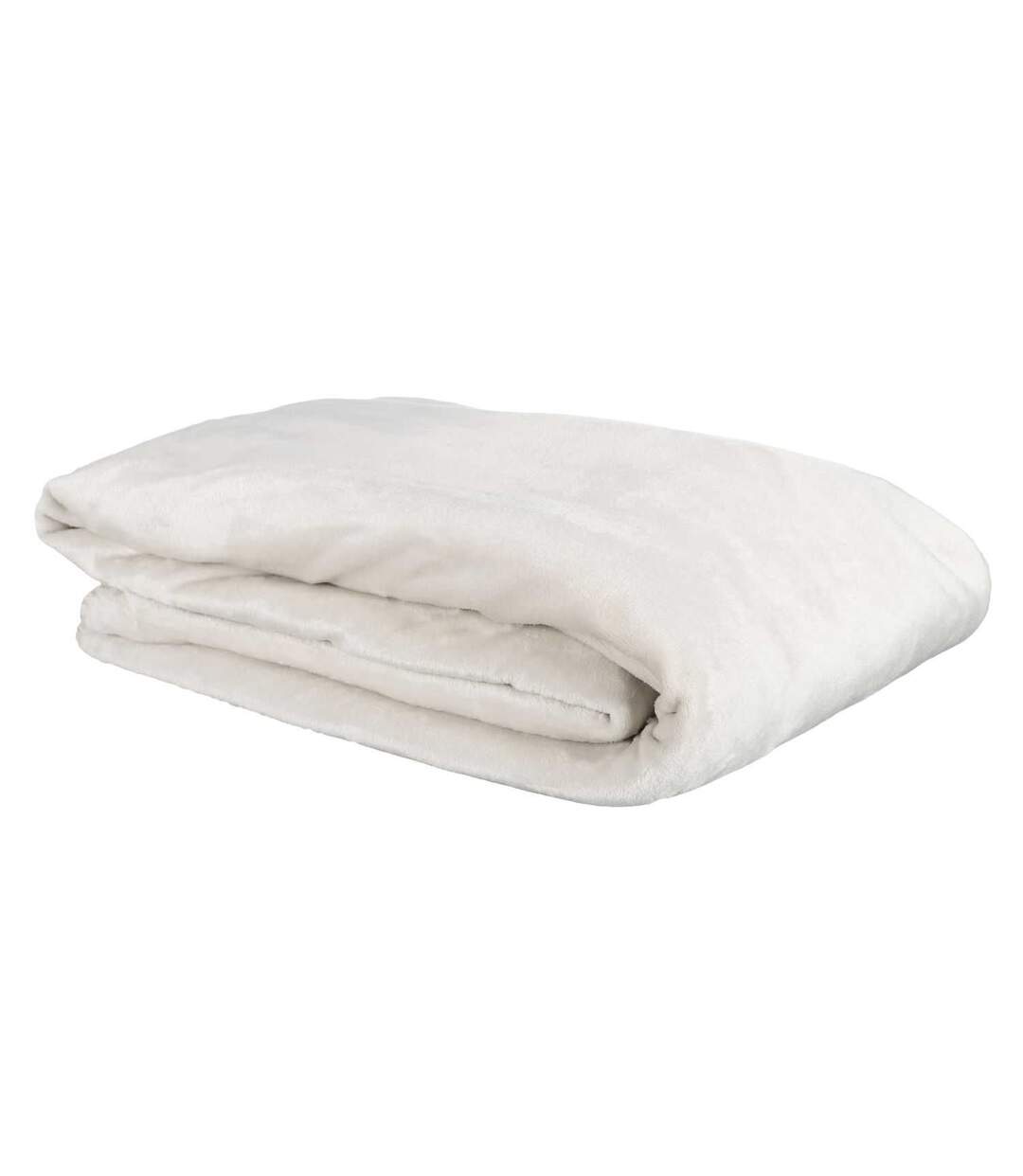Plaid flanelle 140x220 cm - Beige