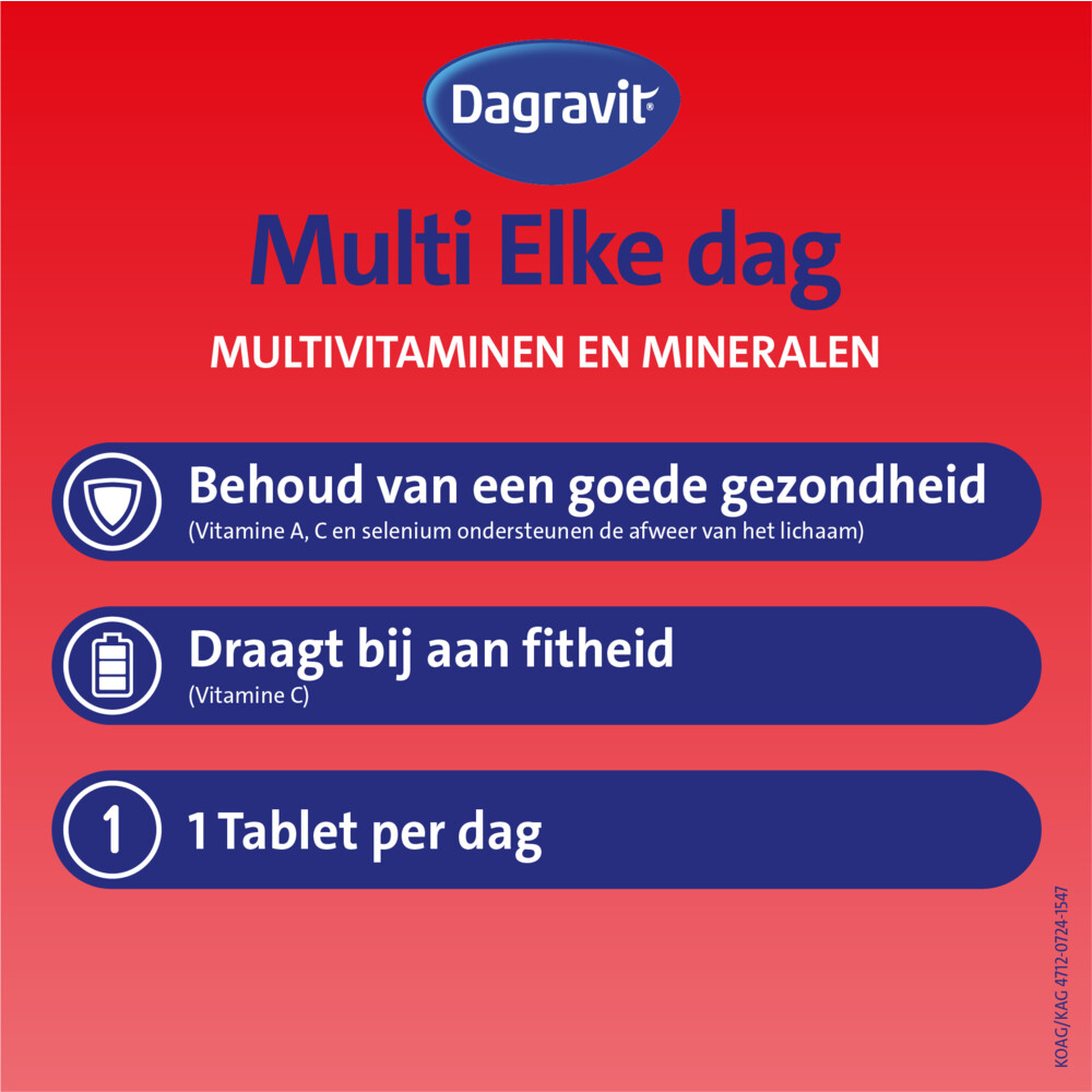 Dagravit Multi Elke Dag 60 tabletten