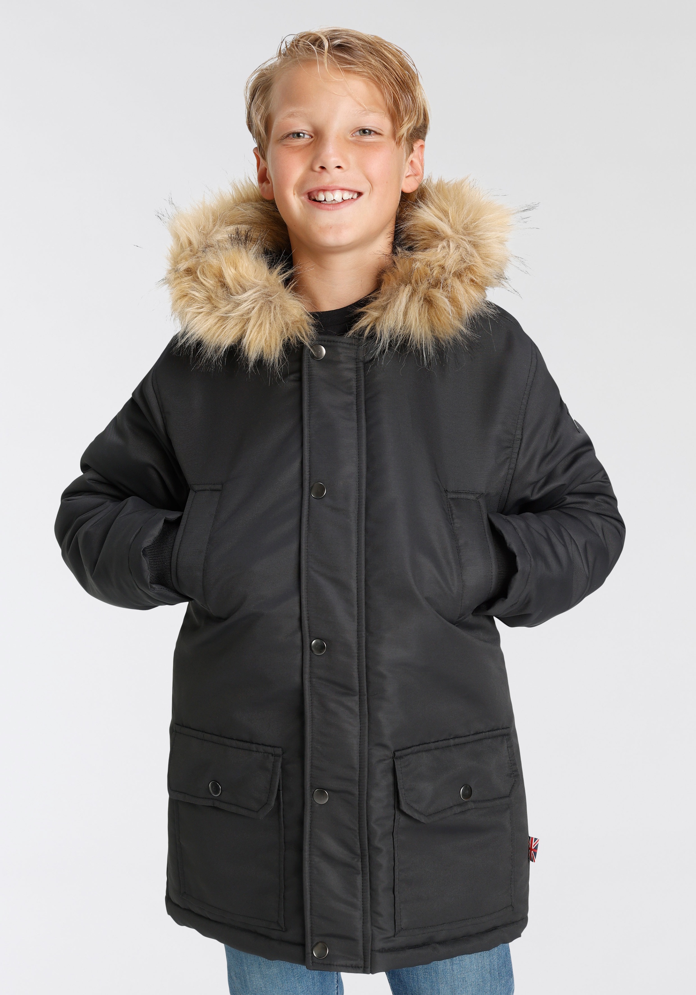 Lonsdale Parka »ROTHLEY - für Kinder« mit Kapuze