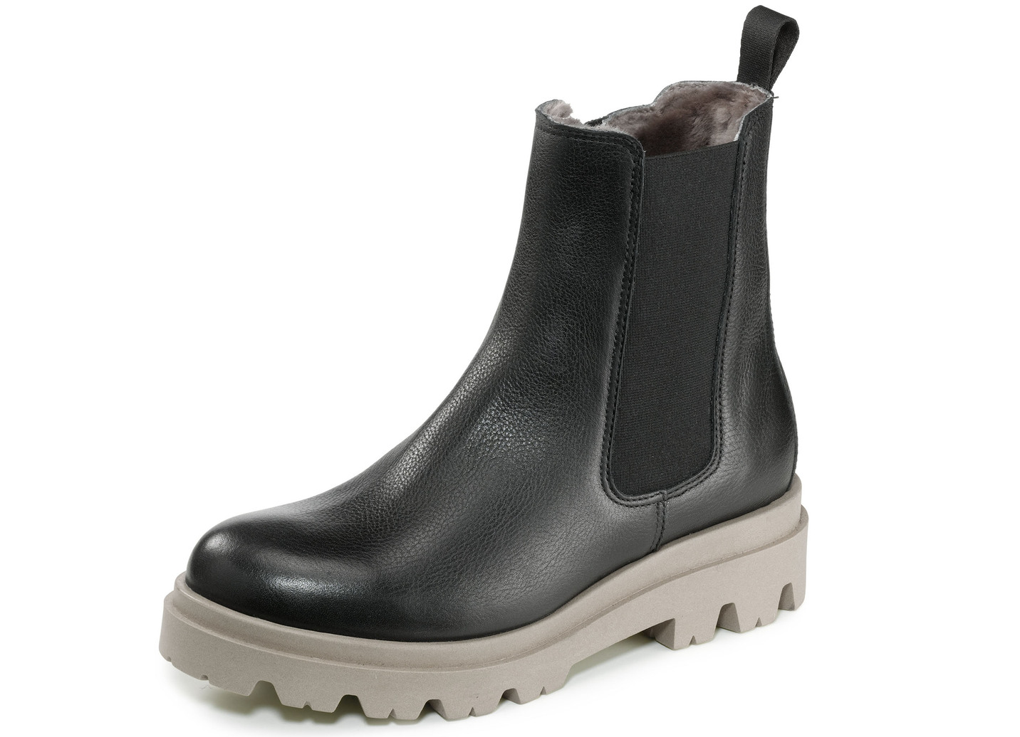 Trendige Stiefelette mit kuscheligem Lammfellfutter