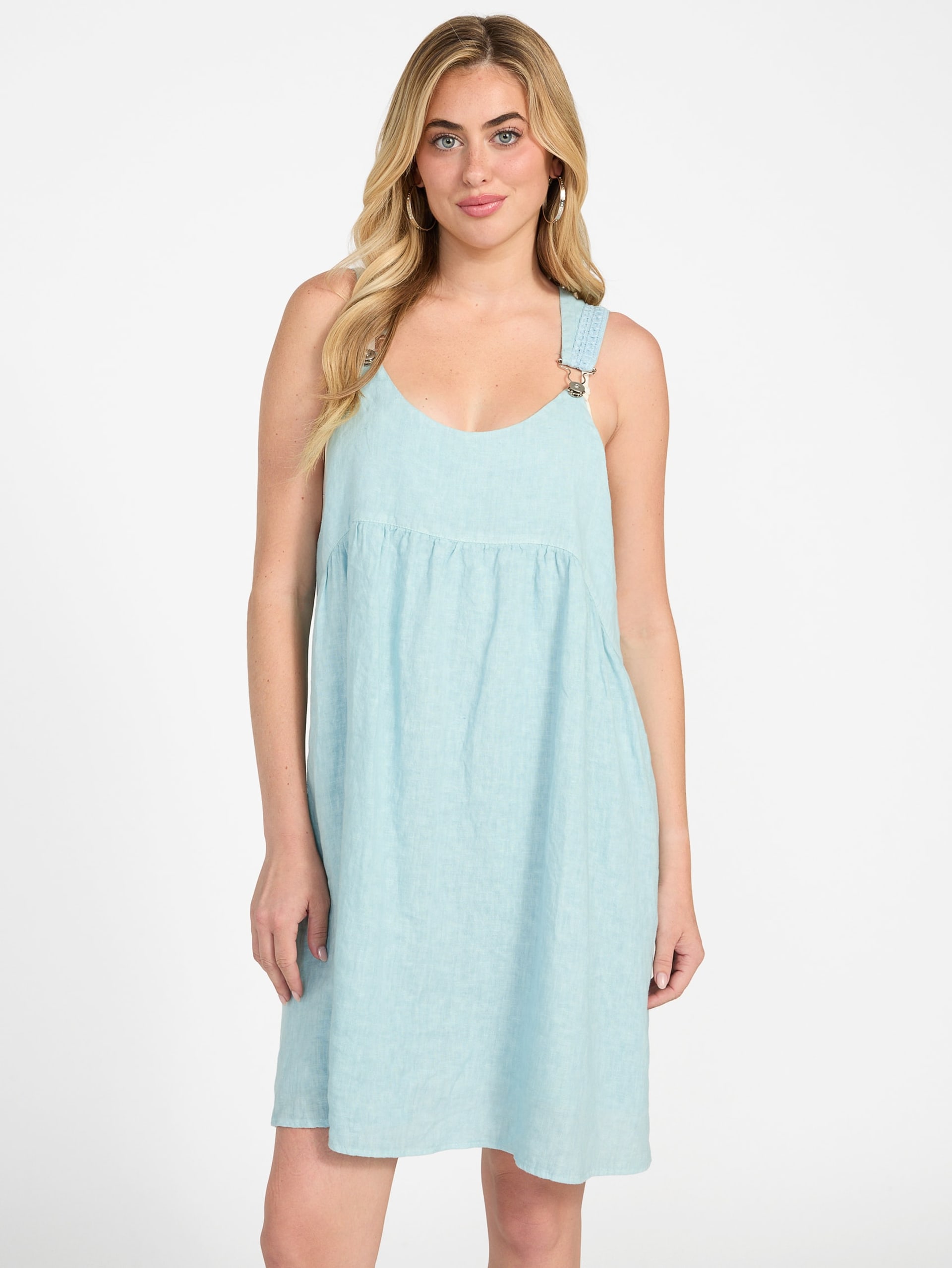 Vestido curto Gretel com alças finas