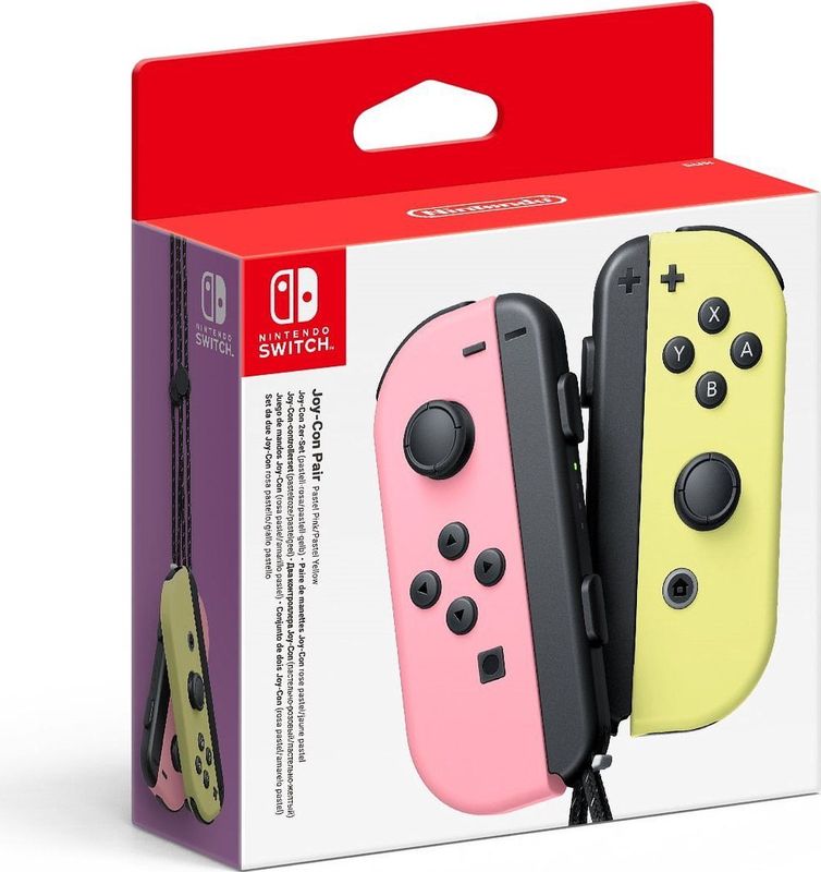 Nintendo Switch Joy-Con Controller paar - Pastel Roze en Geel