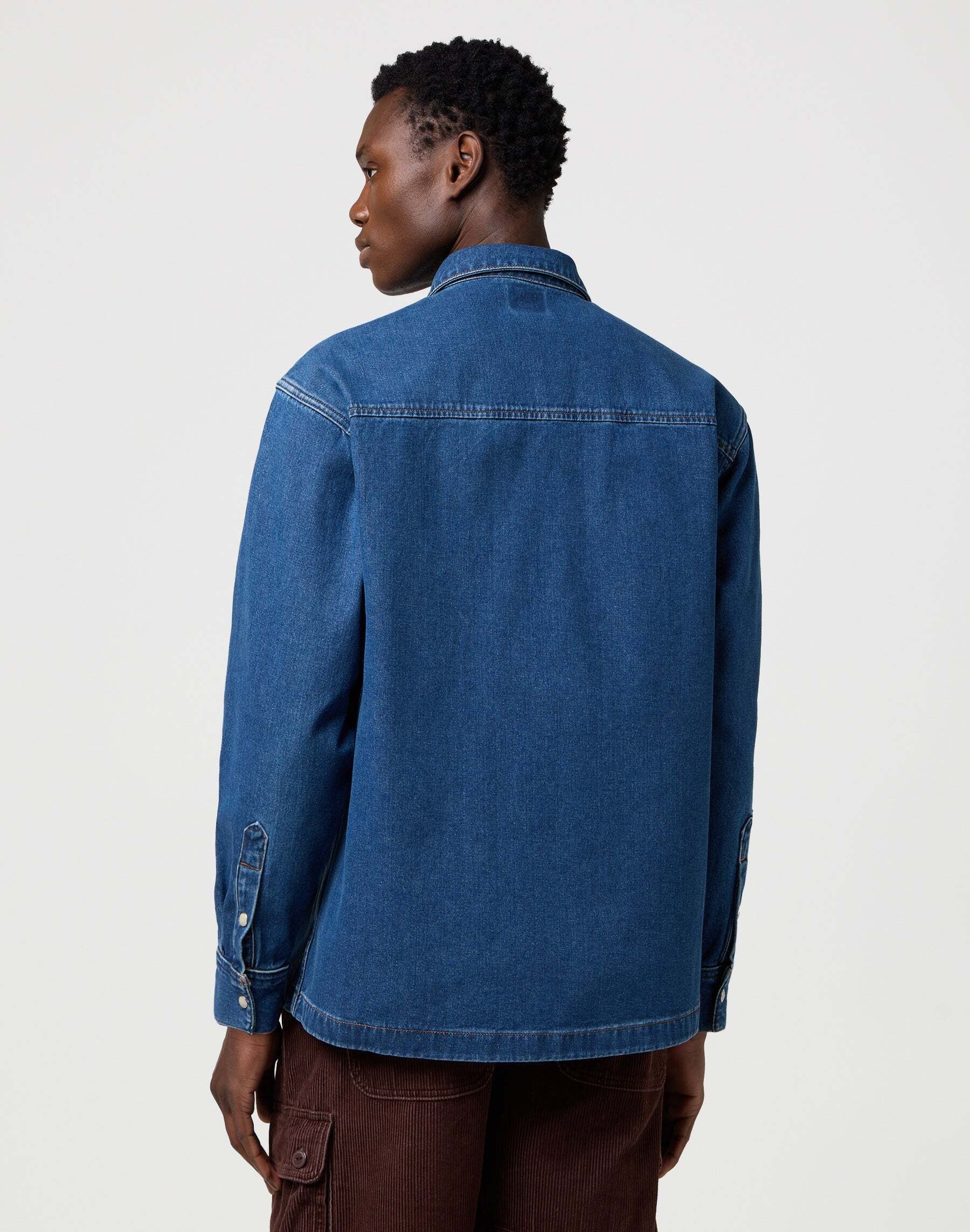 Wrangler Jeanshemd »WRANGLER Jeanshemd Overshirt«