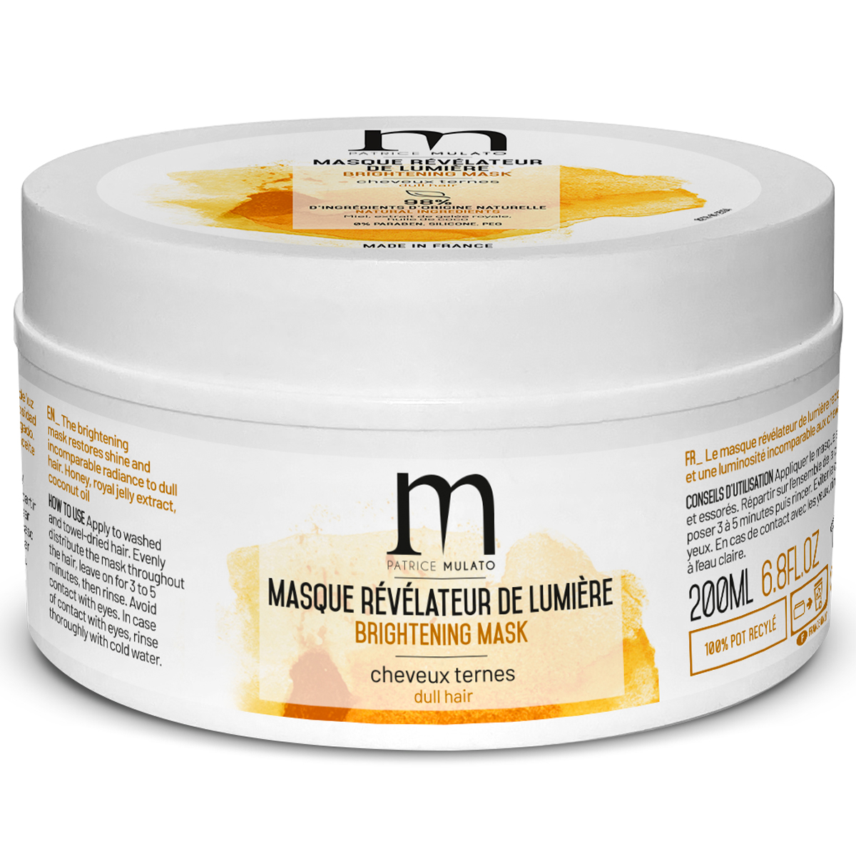 Masque Miel Révélateur de Lumière Mulato 200 ML