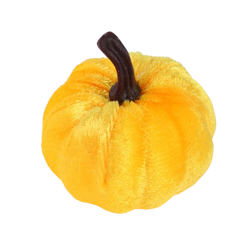(12er Set) Stoff Herbst Kürbis Deko Aufsteller Home Accessoire Thanksgiving / Halloween Tischdekoration - Bunt