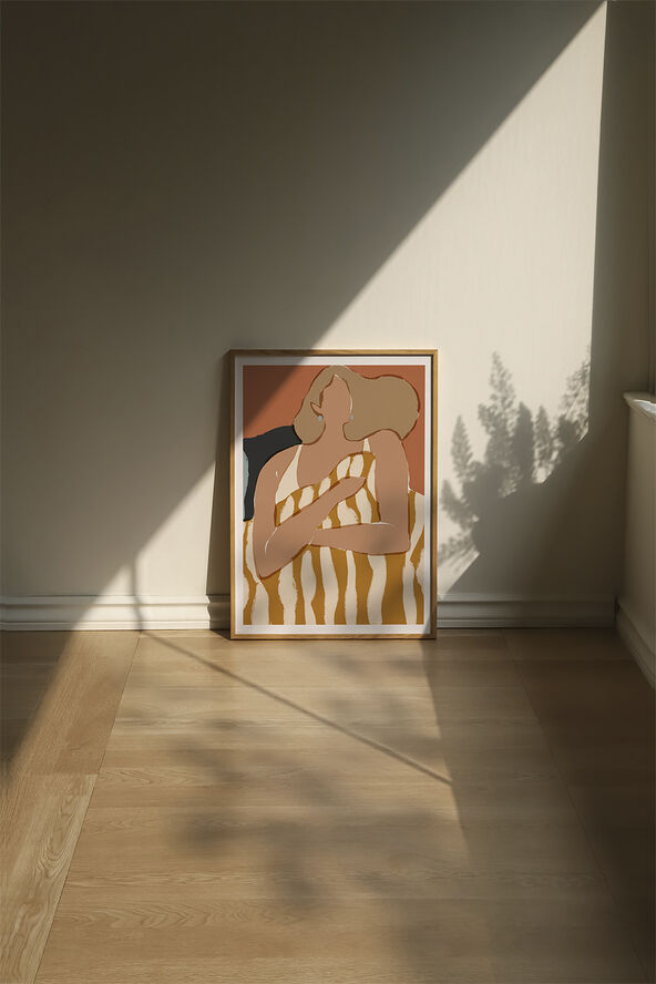 Poster & Frame Sacrée Frangine - Morning Stripes Flerfarvet