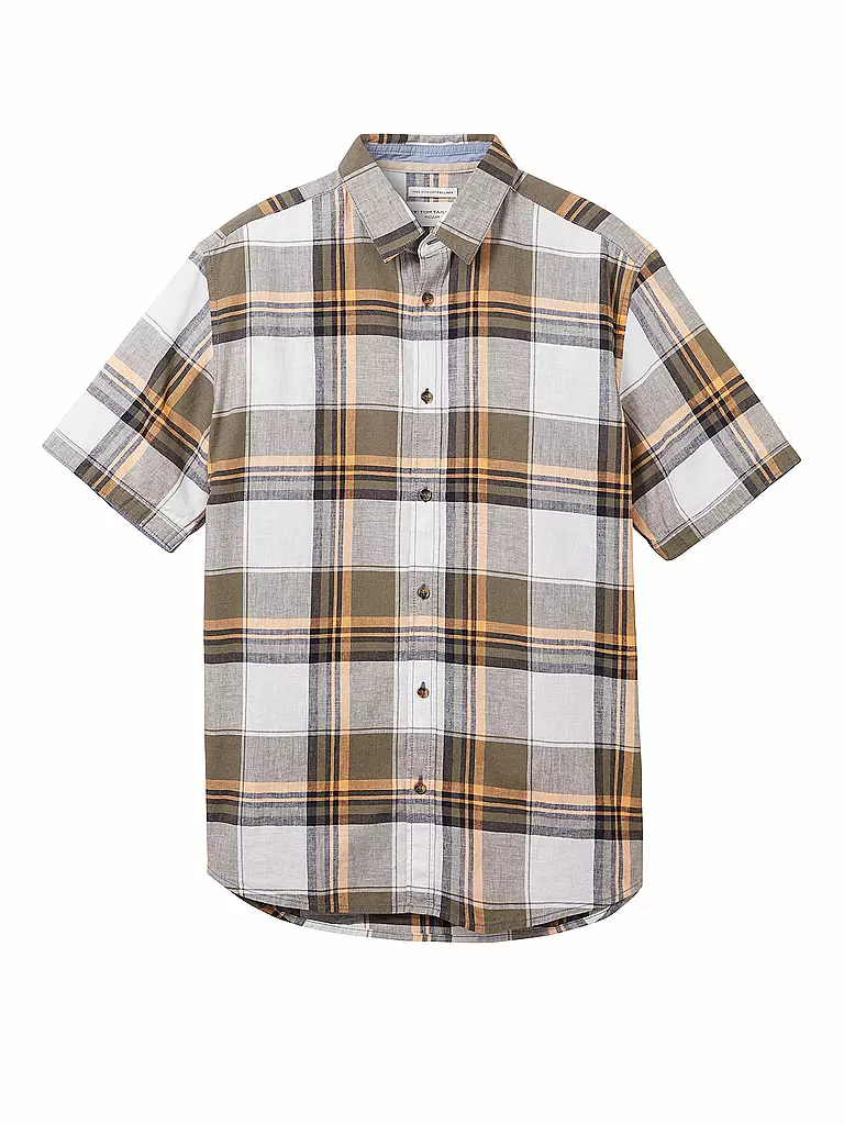 TOM TAILOR Hemd Regular Fit olive