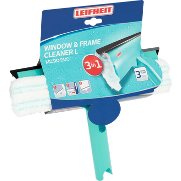 Leifheit Raam en Kozijn Wisser Compleet L Micro Duo 3 in 1