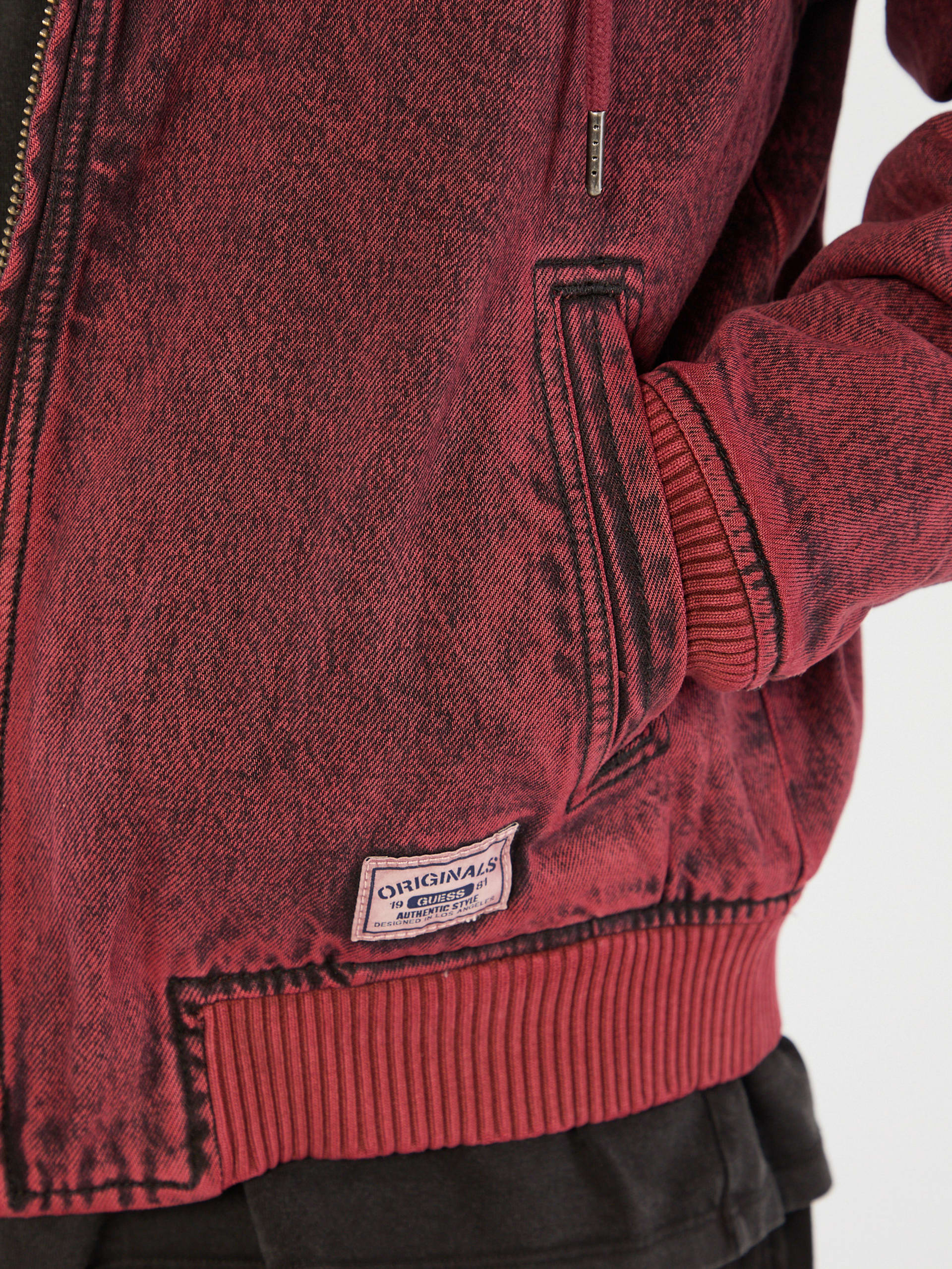 Jaqueta jeans com capuz GUESS Originals