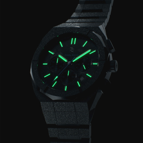 Montre Limited Motorsport Frosted 45mm Carbon Blue
