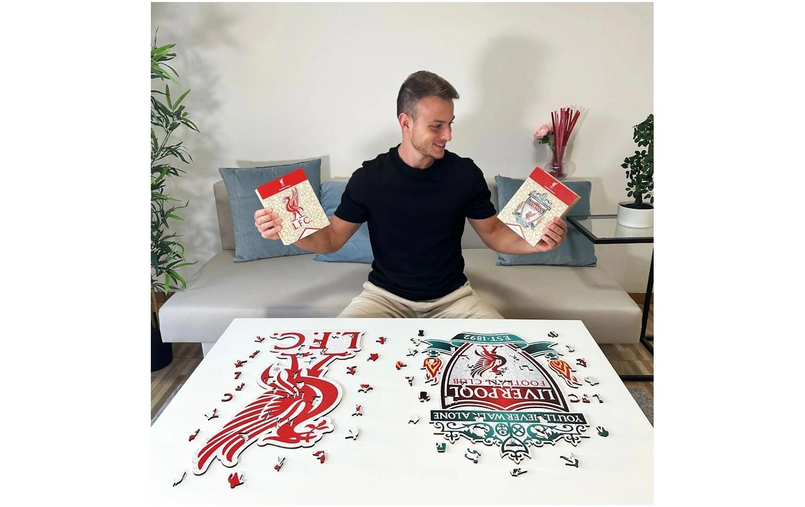Liverpool FC – LogoOffiziell lizenziertes Holzpuzzle, Grösse M